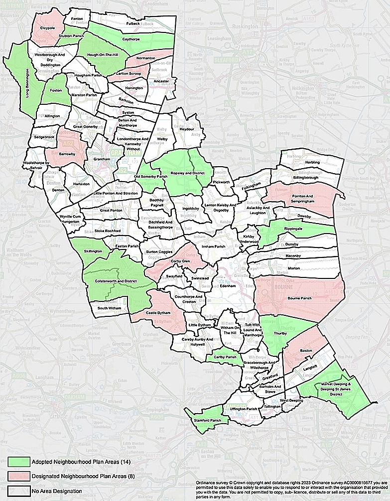 Example District Neighbourhood Plan Status